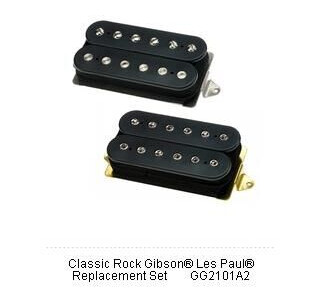 Dimarzio Gg2101a2bk Pre-Wired Set Les Paul Classic Rock Dimarzio Gg2101a2bk Pre-Wired Set Les Paul Classic Rock