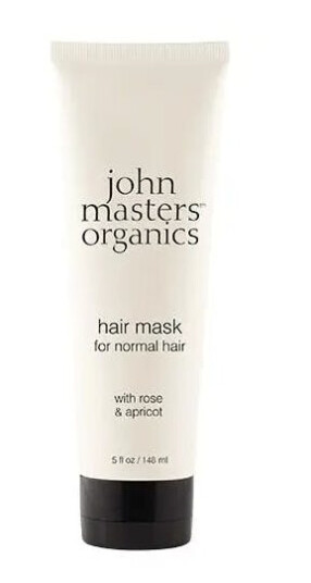 John Masters Organics Hair Mask For Normal Hair With Rose & Apricot 148 ml Hårmaske
