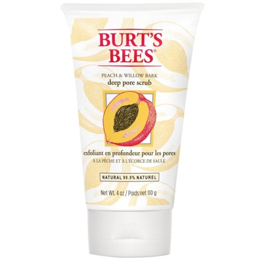 Burt's Bees Peach & Willow Bark Deep Pore Scrub 110g