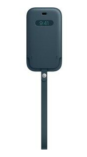 Apple Leather Sleeve with MagSafe iPhone 12 mini - Baltic Blue