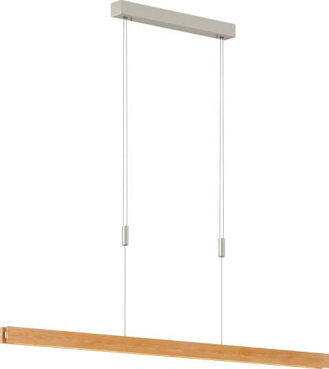 Rothfels Alin LED-hengelampe, naturlig eik, 138 cm Rothfels Alin LED-hengelampe, naturlig eik, 138 cm