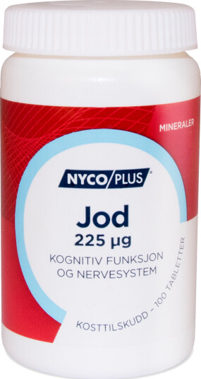 Nycoplus Jod 225 µg 100 tabletter