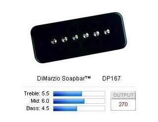 Dimarzio Dp167bkd Pickup Soapbar Dogear Svart