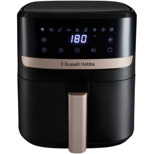 Russell Hobbs Satisfry 5.5L Airfryer med 9 programmer og 1500W - Svart Russell Hobbs Satisfry 5.5L Airfryer med 9 programmer og 1500W - Svart