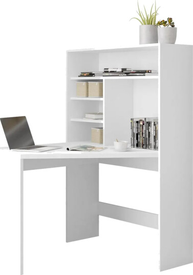 Zayden Skrivebord 101 cm - Hvit