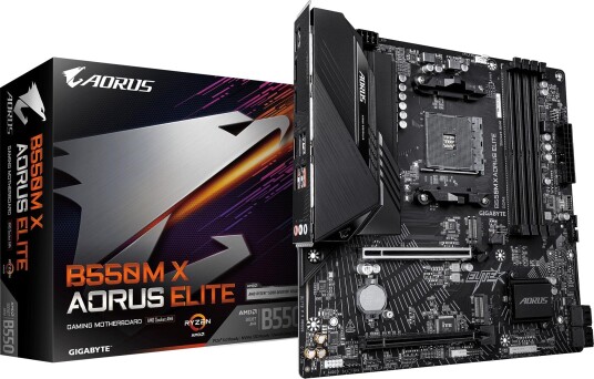 Gigabyte B550M X Aorus Elite B550 AM4 mATX DDR4 B550M X A ELITE