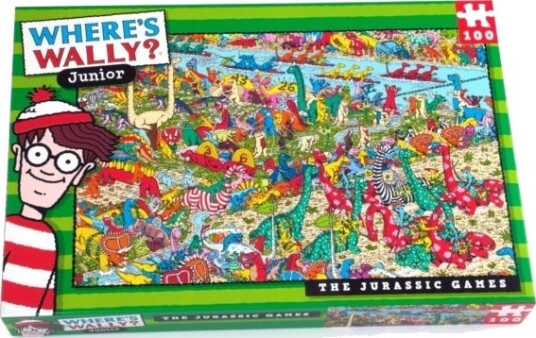 Where's Wally Jurassic 100pc Puzzle
