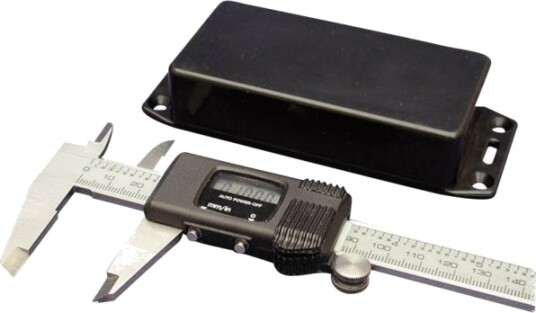 Hammond Electronics 1591Tflgy Universalkapsling 120 X 80 X 59 Abs Lys Grå