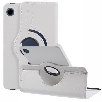 Samsung Galaxy Tab A9 360 Roterende Folio-etui Hvit