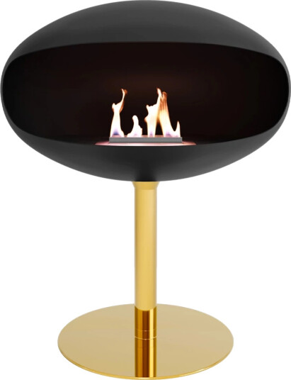 Cocoon Pedestal – Svart/Messingfot