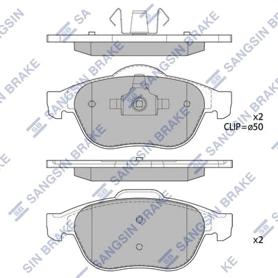 Hi Q SP1892 Bremseklosser