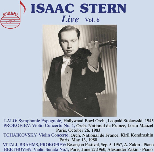 Isaac Stern, HOLLYWOOD BOWL ORCHESTRA, Orchestre National De France Live Vol.6 CD