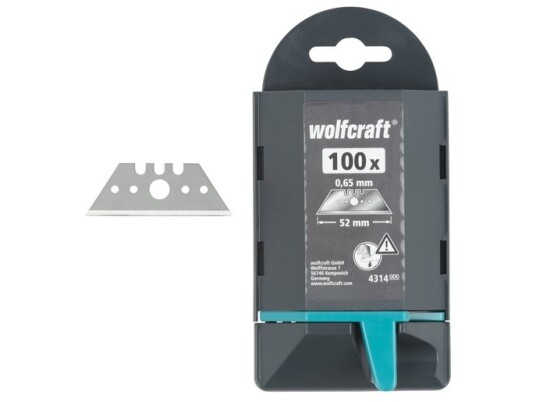 Wolfcraft Gmbh 4314000, 100 Stykker, 18,7 Mm, 0,65 Mm, 52 Mm Wolfcraft Gmbh 4314000, 100 Stykker, 18,7 Mm, 0,65 Mm, 52 Mm