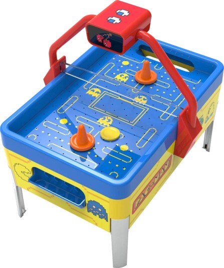 Pac-Man Air Hockey Bord til skrivebord 3+ år