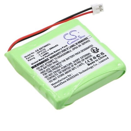 Telekom Sinus A201 batteri (600 mAh 2.4 V)