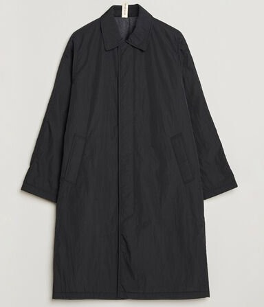 Sunflower Relaxed Nylon Coat Black
