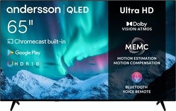 Andersson 65" 4K QLED Smart TV med Android og Dolby Vision QLED6550UHD