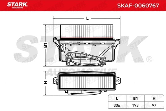 STARK SKAF 0060767 Luftfilter