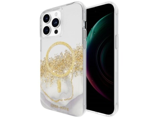 Case-Mate Karat Magsafe - Iphone 15 Pro Max-Deksel Dekorert Med Gull (Marmor) Case-Mate Karat Magsafe - Iphone 15 Pro Max-Deksel Dekorert Med Gull (Marmor)