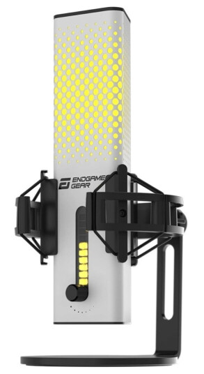 Endgame Gear XSTRM Hvit Bordmikrofon med Cardioid Karakteristikk