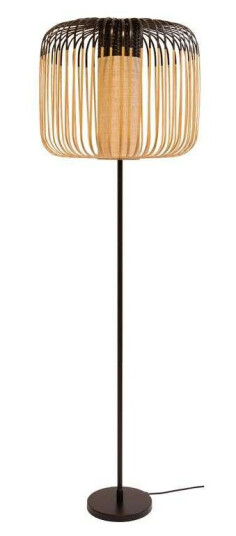 Forestier Bamboo Gulvlampe Black Forestier Bamboo Gulvlampe Black