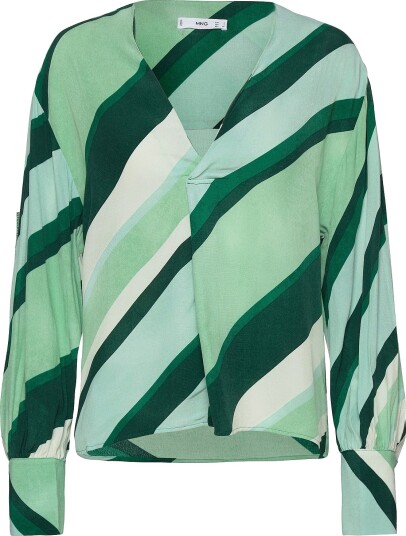 Mango | Oversize Printed Blouse | XS