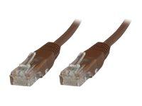 MicroConnect nettverkskabel - 50 cm - brun MicroConnect nettverkskabel - 50 cm - brun