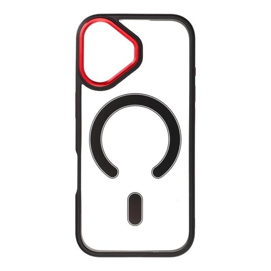 OEM Color Edge MagSafe deksel for iPhone 17 Svart/Rød