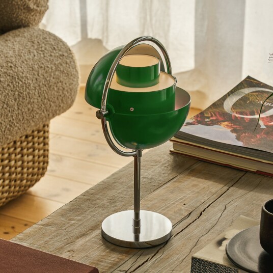 Bordlampe GUBI Multi Lite dimmbar Metallisk Stue Metall Design 30 Metallisk