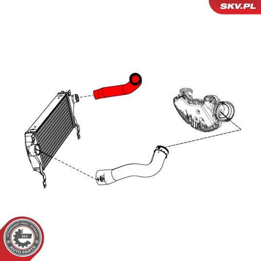 Ladeluftslange ESEN SKV 43SKV284