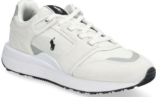 Polo Ralph Lauren Train 89 V2 Suede Paneled Sneaker BIANCO/WHITE 40
