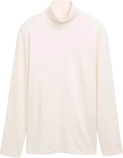 Tom Tailor Printed Turtleneck GARDENIA WHITE XXL Tom Tailor Printed Turtleneck GARDENIA WHITE XXL