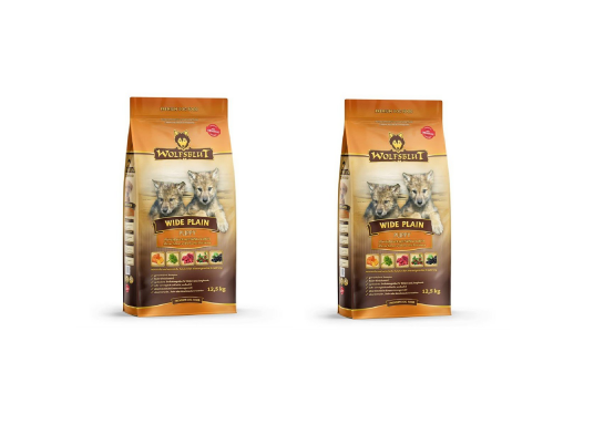 Wolfsblut 2X Dogfood Wide Plain Horse Puppy 12.5 kg Bundle