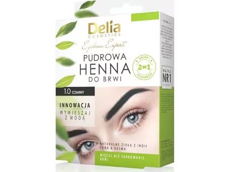 Delia Delia Eyebrow Powder henna for eyebrows 0.1 BLACK Delia Delia Eyebrow Powder henna for eyebrows 0.1 BLACK