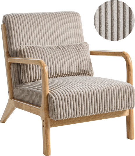 Lenestol Sorsele Lysebrun beige