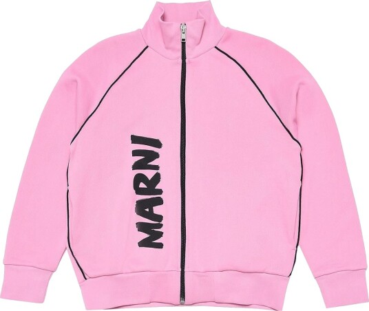 Marni Cardigan Rosa m. Svart Marni 12 år 152 Cardigan