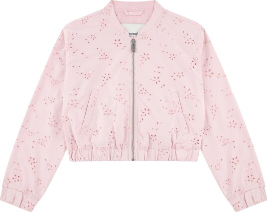 Abercrombie & Fitch Jakke   Bomull/Viskose   Chalk Pink   Abercrombie & Fitch   11 12 år (146 152)   Overgangsjakke   Rosa