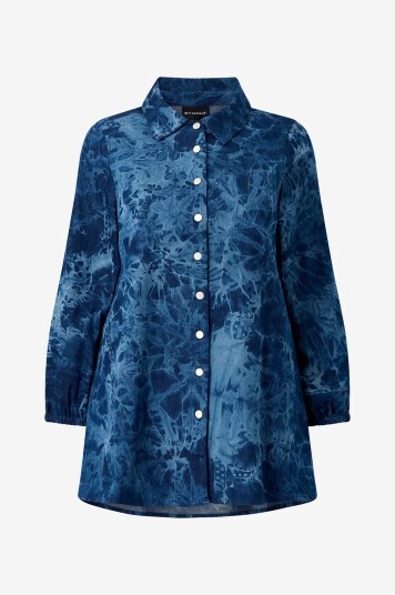 Studio   Skjortekjole sEllie Shirt   Blå