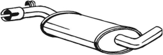 Midtre lydpotte BOSAL 233-361