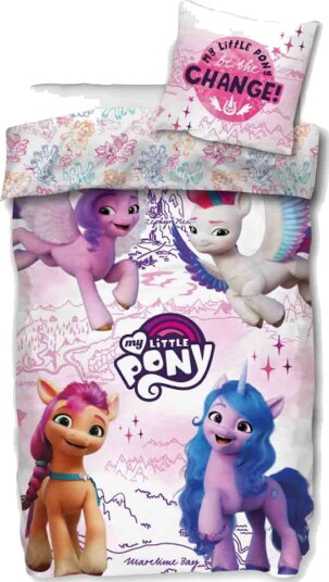 My Little Pony sengetøy A New Generation Vendbart sengesett 100% bomull