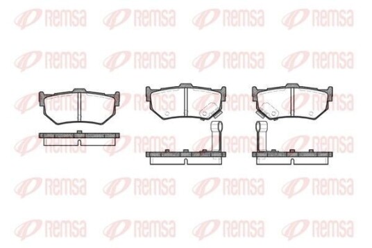 Bremseklosser REMSA 0183.02 Bremseklosser REMSA 0183.02