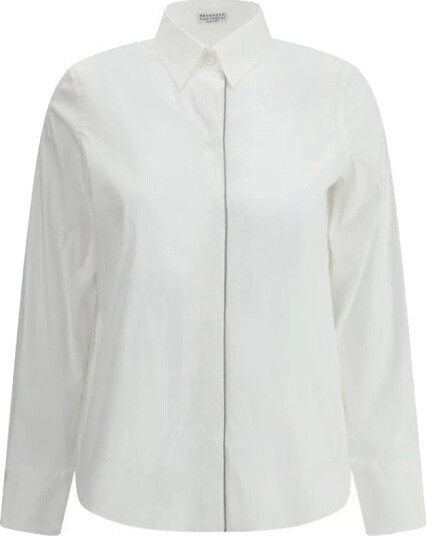 Brunello Cucinelli Dame Bluser & Skjorter Hvit M,
