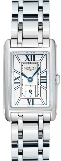 Longines Dameklokke L5.255.4.75.6 Dolcevita Hvit/Stål 20.8x32 mm