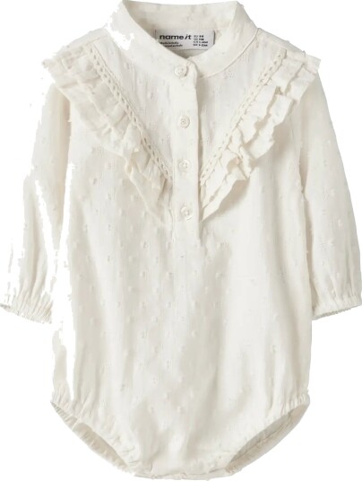 Name It Nbflexie Ls Body White 80
