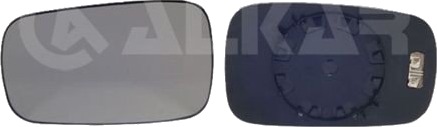 ALKAR 6426229 Speilglass, ytterspeil