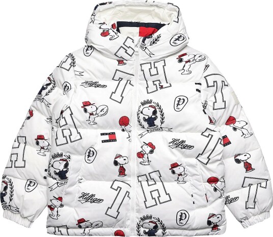 Tommy Hilfiger Peanuts Puffer Jacket White 98