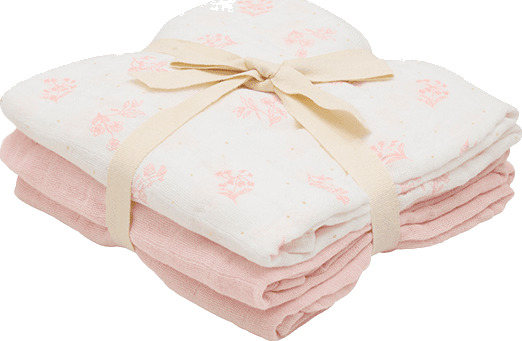 Pippi  Gasskluter  3pk.  65x65  Veiled Rose Blomst