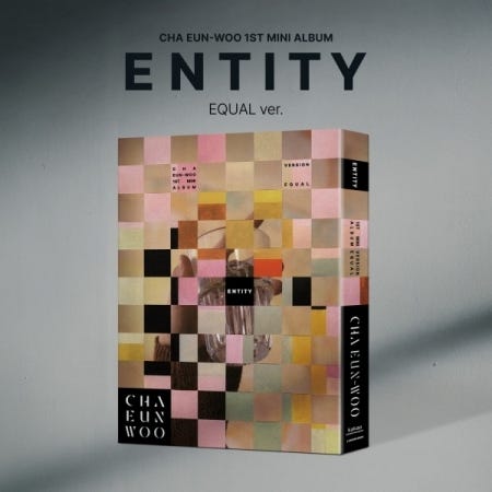 Cha EunWoo (Astro)  Entity  Equal Version  Random Cover  incl. Photobook Set, Folding Poster, Photocard Set, Sticker, DIY Entity, Accordion Lyric Paper + MiniPoster Set  CD