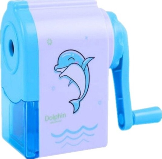 Leantoys Delfin Blyantspisser Med Sveiv Blå