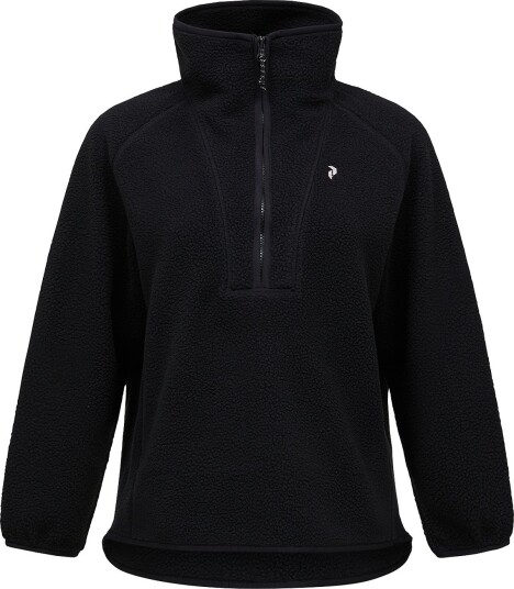 Peak Performance Women"s Naturerush Pile Half Zip Black M